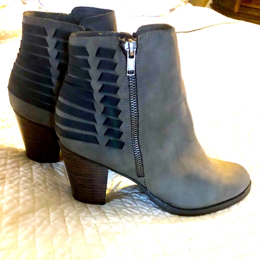 Gray Boutique Booties